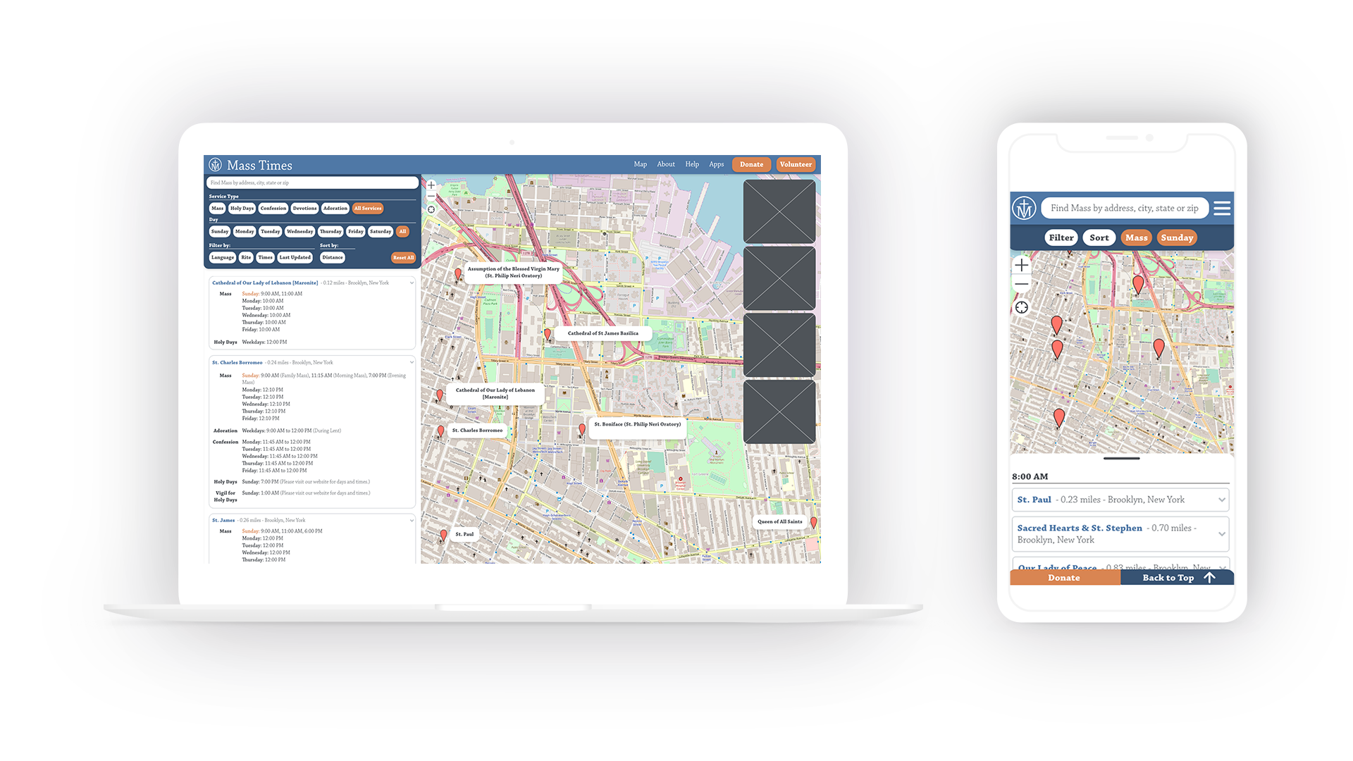 Mass Times redesign hero image