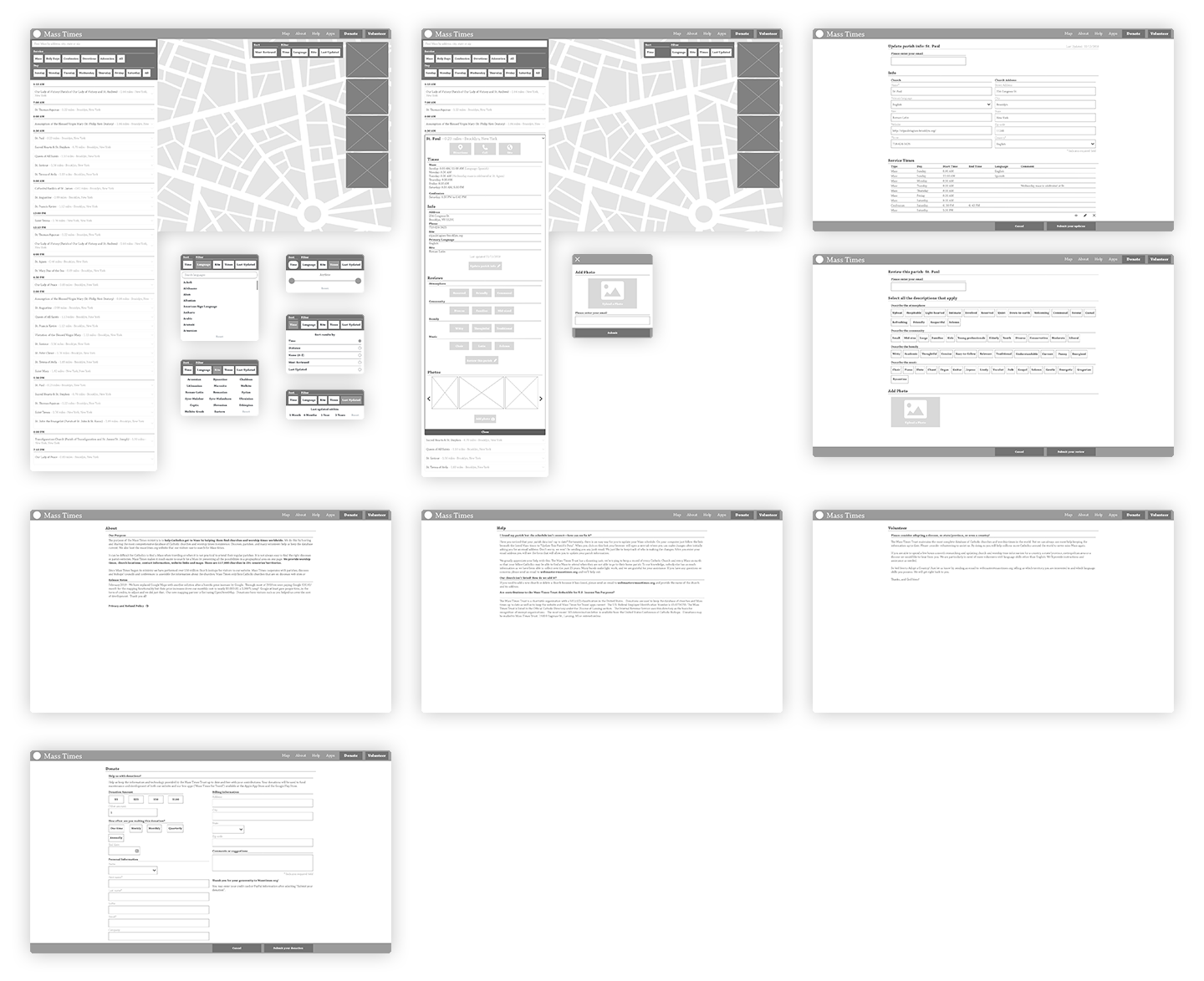 Wireframe iteration 3