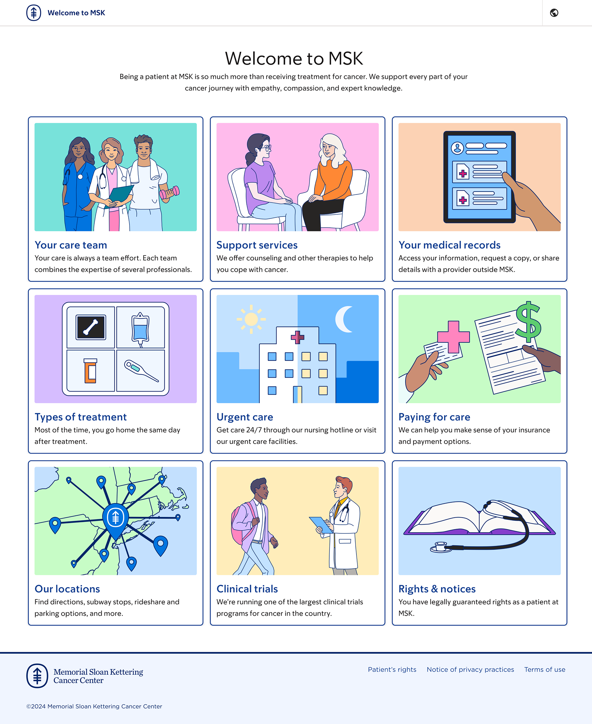 Updated illustrations mockup